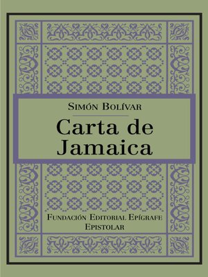 cover image of Carta de Jamaica